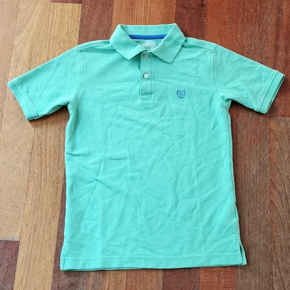 CHAPS Mint Green Polo Shirt Size Medium (10/12) - Picture 5 of 10